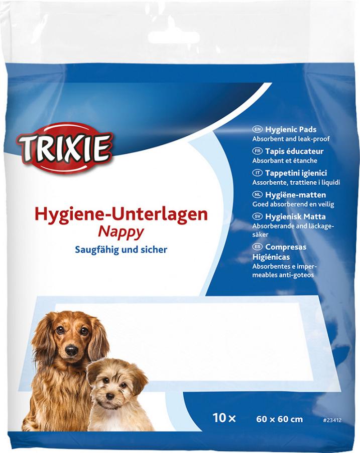 Trixie Nappy Puppy Pad пелюшки для собак 60х60 см 10 шт (23412)